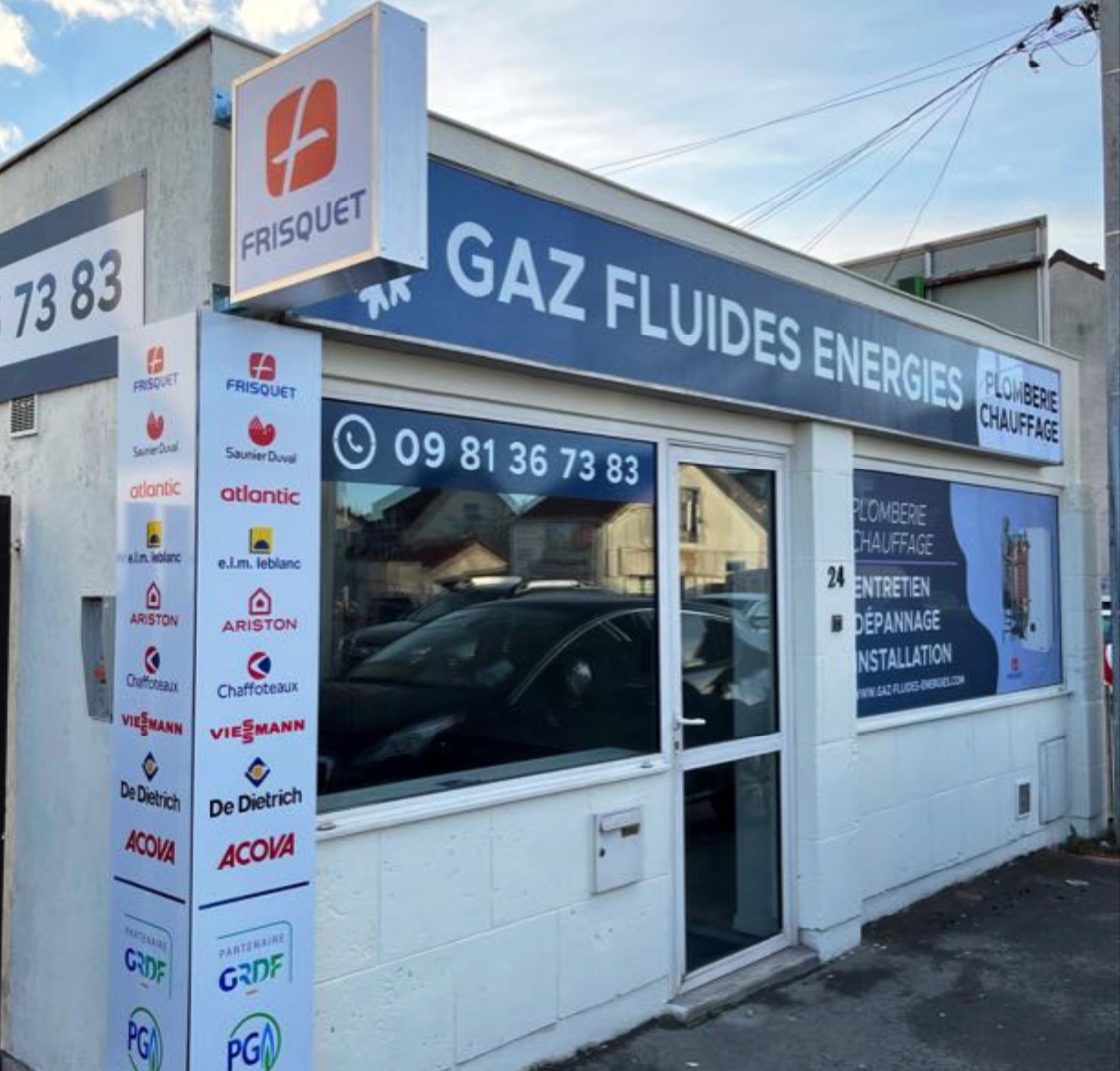 Logo de GAZ FLUIDES ENERGIES - CHAUFFAGISTE 94-